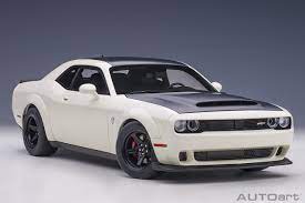 Find great deals on ebay for dodge challenger white. Dodge Challenger Srt Demon Knuckle White With Satin Black Graphic Package Autoart