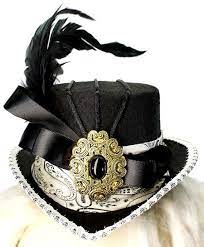 Mini Top Hat Fascinator Paisley Elegance Victorian Steampunk Tea Party Cosplay Fancy Hats Steampunk Hat Mini Top Hat