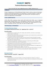 Technical Business Analyst Resume Samples Qwikresume