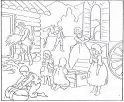 The set includes a pioneer life word search, crossword, vocabulary, and coloring pages. Pioneer Coloring Page Coloring Home