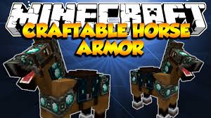 A crafting table in a 'x' pattern as shown in the horse armor recipe below. 1 7 10 Craftable Horse Armor Mod Download Minecraft Forum