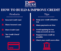 On the downside, secured credit cards often charge higher interest rates than unsecured credit cards, and many also charge fees. How To Build Improve Credit Patriot Federal Credit Union