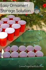 Come Together Kids Christmas Ornament Storage Idea Christmas Ornament Storage Christmas Storage Ornament Storage