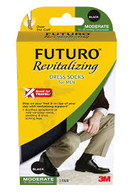 futuro over the calf dress socks for men moderate 15 20 mmhg