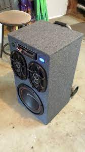 Diy Portable Stereo Diy Boombox Diy Bluetooth Speaker Subwoofer Box Design