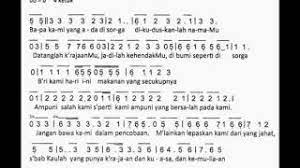 Doa Bapa Kami Youtube