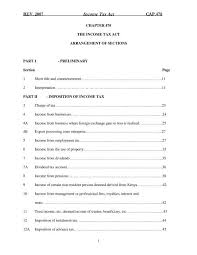 Section 127(3a) income tax act. Income Tax Act Kenya Revenue Authority