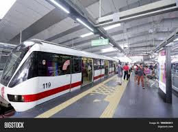 Kl sentral to putra heights lrt fare / ticket price (harga tiket / tambang lrt kl sentral ke putra heights) the train fare using the lrt to putra heights from kl sentral is 4.10 myr / rm (cash price). Malaysia Lrt Train Image Photo Free Trial Bigstock