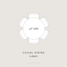 If you don't need quite such a big table, i recommend the the. Seating Capacity Guide For Round Dining Room Tables