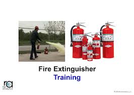 Triangle illustrates a fire requires three elements: Fire Extinguisher Training Ppt Video Online Download
