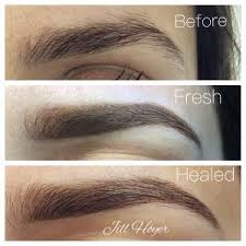 Makeup eyebrows blonde eyebrows sparse eyebrows thin eyebrows contour makeup eyeshadow makeup. Ombre Brows A Natural Permanent Makeup Technique Timeless Skin Spa