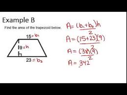 Area And Perimeter Of Trapezoids Examples Geometry Concepts Youtube
