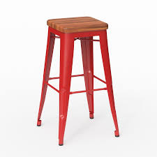 3dmodel Tolix Stool Wood Seat 3d Models For Architecture Ghế