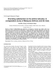 If your booking was made through a travel agent, please contact your travel agency. Pdf Branding Satisfaction In The Airline Industry A Comparative Study Of Malaysia Airlines And Air Asia