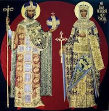 Full Of Grace And Truth Sts Constantine And Helen The Equal To The Apostles Byzantine Art Orthodox Christian Icons Greek Icons