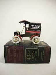 Vintage Ertl 1905 Ford Texaco Coin Bank Metal Delivery Car Etsy Ertl Texaco Coin Bank