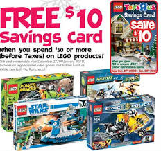 Enter lego promo codes at check out to enjoy further discounts on your order. Toys R Us Canada 10 Gift Card When You Buy 50 Lego And More Canadian Freebies Coupons Deals Bargains Flyers Contests Canada
