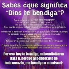 Significado De Dios Te Bendiga Frases Espirituales Palabra De Vida Dios Te Bendiga