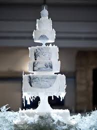 Winter Wedding On Pinterest Winter Weddings Winter Wonderland Gateaux Peints Gateau D Hiver Beau Gateau