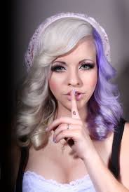 Half Blonde Half Purple Purple Hair Lavender Hair Pastel Lavender Hair