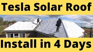 Check spelling or type a new query. Tesla Now Installs Solar Roofs Within 4 Days Hopes To Make It 1 Day Youtube