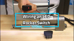 4 pin illuminated rocker switch wiring illuminated rocker. How To Wire An Led Rocker Switch Youtube