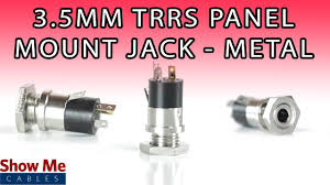27 kb file type : 3 5mm Panel Mount Trrs Connector Diy Project To Repair Your Audio Cable 890 Youtube