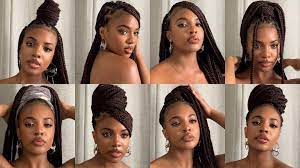 Kashiajabre On Instagram New Video 20 Ways To Style Box Braids Boxbraidshairstyles Braided Hairstyles Updo Box Braids Hairstyles Box Braids Styling