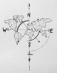 Try these twenty creative and unique design ideas to inspire your own valentine's day creations. 78 Draw An Epic Geometric World Map Meaningful Drawings Tattoos Map Tattoos