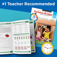 Don't let your third grade graduate's knowledge dry up over summer break! Summer Bridge Activities The 1 Teacher Recommended Workbook