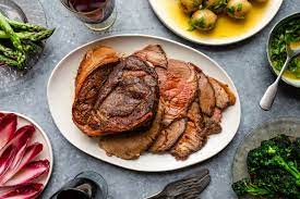 Place roast, fat side up, on rack in shallow roasting pan. Prime Rib Roast Recipe The Closed Oven Method