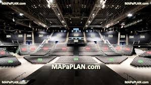 Oslo Spektrum Arena Innsiden Panorama Oversiktskart Med