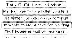Silly Sentences Roll An Adjective Pdf Silly Sentences Sentences Sentence Writing