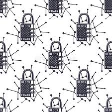 Blockchain security the cryptocurrency of bitcoin and distributed ledger blockchain network value fluctuated according to market and continues to increase or decrease which have may prove more. Blockchain Security Seamless Pattern Stock Vector Illustration Of Economy Data 102474476