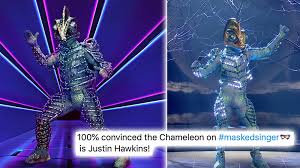 The rapper, 33, competed on season 5 of the masked singer as the chameleon. Who Is Chameleon On The Masked Singer Fans Think The Darkness Singer Justin Hawkins Capital