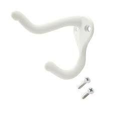 Everbilt White Coat And Hat Hook 15364 The Home Depot Hat Hooks White Coat Hooks Accessories For The Home