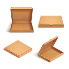 Realistic 3d Isometric Pizza Cardboard Box Isometric Cardboard Box Box Template