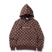 Louis vuitton x supreme monogram box logo hoodie red white. Supreme Lv Box Logo High Quality Supreme Clothing Supreme Hoodie Supreme Sweatshirt