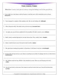 Worksheet Using Linking Words Connect Each Pair Of Sentences Using The Linking Word Given In The Parenthesis Linking Words Free Grammar Worksheet Words