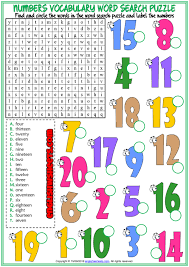 One Two Three Four Five Six Seven Eight Nine Ten In French Numbers Esl Printable Word Search Puzzle Worksheet Word Puzzles For Kids Numbers For Kids Word Search Printables