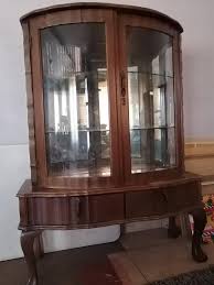 Antique china cabinet with curved glass door. Curved Glass Door Cabinet Junk Mail