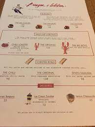 From the owners of match comes a fun casual elevated ct road shack. The Menu Look At The Price Before Decide To Eat And Don T Go Complain Expensive Afterward Picture Of Burger Lobster Genting Highlands Tripadvisor