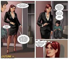 Sis Sissy Secretary- Lustomic - Porn Cartoon Comics