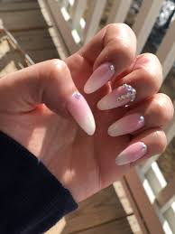 Maybe you would like to learn more about one of these? Pink White Ombre Almond Nails Naturalnails Ombre Almond Nails Almond Nails Nails