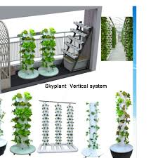 Skyplant Hydroponic New Type Vertical Tower Garden Hydroponic Growing System Tool Parts Aliexpress