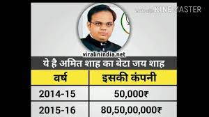 In a stunning revelation, a company owned by the bjp president amit shah's son, jay amitbhai shah, grew by 16,000 junior shah's lawyers, reported the website, have denied any wrongdoings but did not contest the phenomenal growth in the turnover of the company owned by junior shah. Jay Shah S O Amit Shah Company Deshdrohi Youtube