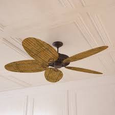 Fiberboard backing maintains maximum airflow. Rattan Ceiling Fan Max