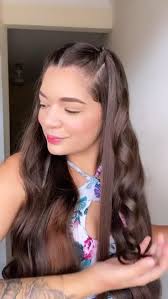 Descubra 7 ideias de Penteado cabelo meio preso e cabelo