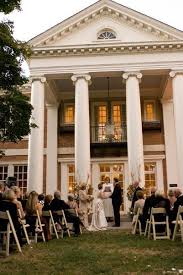 A Classic Outdoor Wedding Ceremony Outside A Historic Mansion The Mansion At Strath Outdoor Wedding Ceremony Waterfront Wedding Venue Maryland Wedding Venues