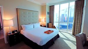 Enjoy private registration, healthy amenities, and luxurious touches throughout the hotel room. One Bedroom Balcony Suite The Signature Mgm Grand Hotel Las Vegas Youtube